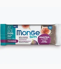 MONGE GIFT DOG SNACK FRUIT BAR ANATRA GR 100