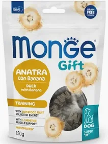 MONGE GIFT DOG SNACK ANATRA GR 150