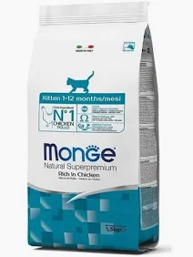MONGE CAT SECCO KITTEN POLLO GR 400