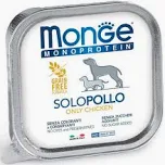 MONGE DOG UMIDO VASCHETTA SOLO POLLO GR 150