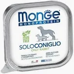 MONGE DOG UMIDO VASCHETTA SOLO CONIGLIO GR 150