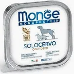 MONGE DOG UMIDO VASCHETTA SOLO CERVO GR 150