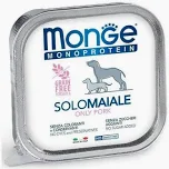 MONGE DOG UMIDO VASCHETTA SOLO MAIALE GR 150
