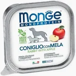 MONGE DOG UMIDO VASCHETTA MONOPROTEIN GRAIN FREE CONIGLIO MELA GR 150
