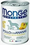 MONGE DOG UMIDO LATTINA FRUITS POLLO ANANAS GR 400