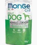 MONGE DOG UMIDO BUSTA GRILL AGNELLO E VERDURE GR 100