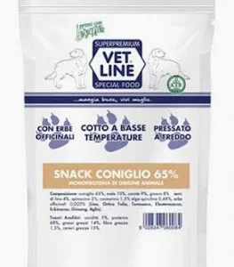 VET LINE DOG SNACK CONIGLIO GR 80