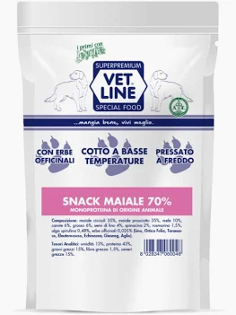 VET LINE DOG SNACK MAIALE GR 80