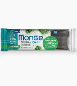 MONGE GIFT DOG SNACK MEAT BARS ANATRA GR 40
