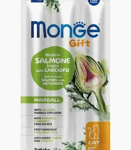 MONGE CAT STICK GIFT SALMONE GR 15