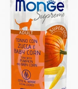 MONGE SUPREME BUSTA ADULT TONNO ZUCCA GR 80