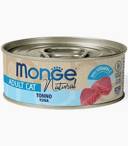 MONGE CAT UMIDO LATTINA NATURAL TONNO GR 80