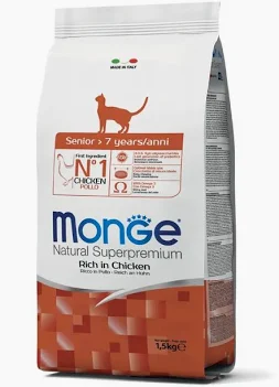 MONGE CAT SECCO SENIOR KG 1,5