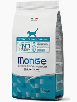 MONGE CAT SECCO KITTEN TROTA KG 1,5