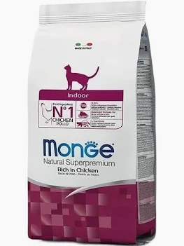 MONGE CAT SECCO INDOOR KG 1,5