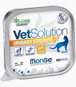 MONGE CAT VETSOLUTION UMIDO VASCHETTA URINARY STRUVITE GR 100