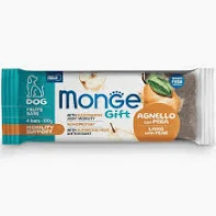 MONGE GIFT DOG SNACK FRUIT BAR AGNELLO GR 100