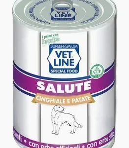 VET LINE DOG UMIDO LATTINA SALUTE ADULT PATE' CINGHIALE GR 400
