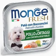 MONGE DOG UMIDO VASCHETTA FRESH POLLO E VERDURE GR 100
