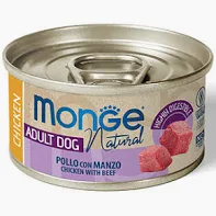 MONGE DOG UMIDO LATTINA POLLO MANZO GR 95