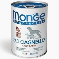 MONGE DOG UMIDO LATTINA SOLO AGNELLO GR 400