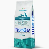 MONGE DOG SECCO HYPOALLERGENIC SALMONE TONNO KG 12