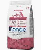MONGE DOG SECCO ADULT ALL BREEDS MANZO KG 12