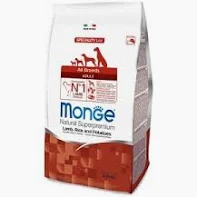 MONGE DOG SECCO ADULT ALL BREEDS AGNELLO KG 12