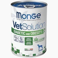 MONGE DOG VETSOLUTION UMIDO LATTINA DIABETIC/OBESITY GR 400