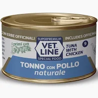 VET LINE CAT UMIDO LATTINA NATURALE AL POLLO GR 70