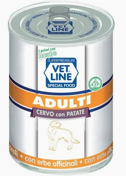 VET LINE DOG UMIDO LATTINA ADULT CERVO GR 400