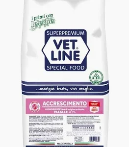 VET LINE DOG SECCO ACCRESCIMENTO MAIALE KG 3