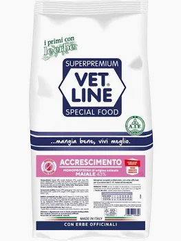 VET LINE DOG SECCO ACCRESCIMENTO MAIALE KG 3
