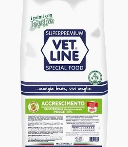 VET LINE DOG SECCO ACCRESCIMENTO PESCE KG 3