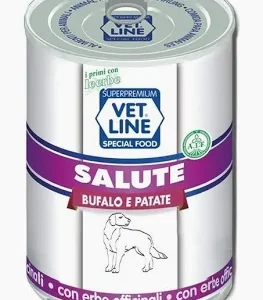 VET LINE DOG UMIDO LATTINA CRESCITA BUFALO GR 400