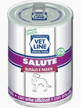 VET LINE DOG UMIDO LATTINA CRESCITA BUFALO GR 400