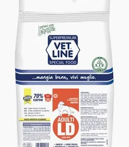 VET LINE DOG SECCO LD ADULT GRAIN FREE ANATRA GR 800