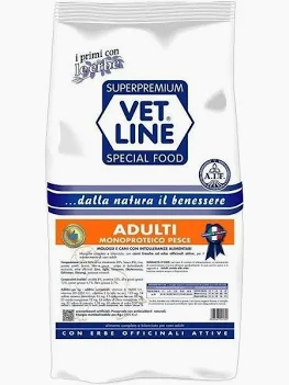 VET LINE DOG SECCO ADULT PESCE KG 12,5