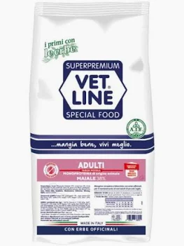 VET LINE DOG SECCO ADULT MINI MAIALE GR 800