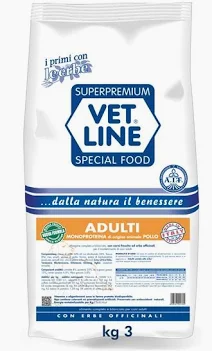 VET LINE ADULT POLLO MINI KG 3