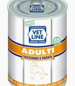 VET LINE DOG UMIDO LATTINA SALUTE ADULT PATE' TACCHINO GR 400
