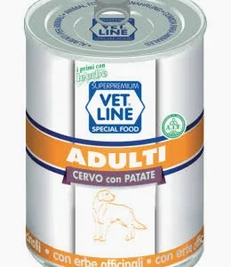 VET LINE DOG UMIDO LATTINA SALUTE ADULT PATE' CERVO GR 400