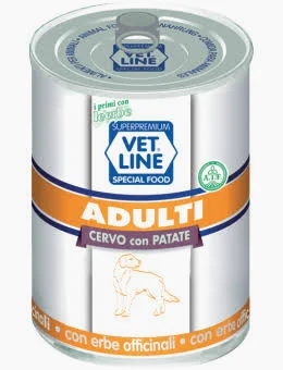 VET LINE DOG UMIDO LATTINA SALUTE ADULT PATE' CERVO GR 400
