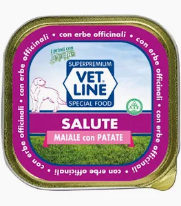 VET LINE DOG UMIDO VASCHETTA CRESCITA ADULT PATE' MAIALE GR 150