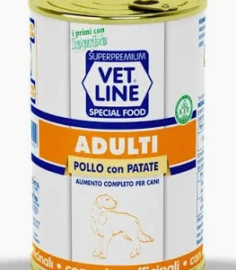 VET LINE DOG UMIDO LATTINA SALUTE ADULT PATE' POLLO GR 400