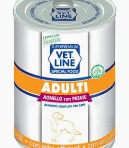 VET LINE DOG UMIDO LATTINA SALUTE ADULT PATE' AGNELLO GR 400