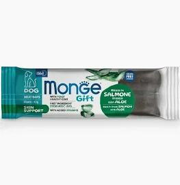 MONGE GIFT DOG SNACK MEAT BARS SALMONE GR 40