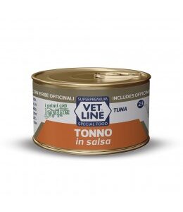 VET LINE CAT UMIDO LATTINA NATURALE IN SALSA AL TONNO GR 70