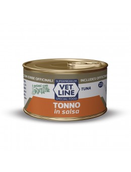 VET LINE CAT UMIDO LATTINA NATURALE IN SALSA AL TONNO GR 70