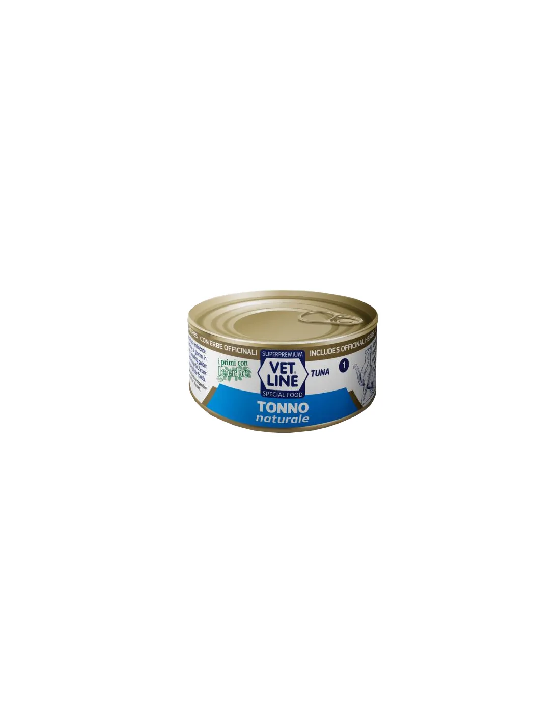 VET LINE CAT UMIDO LATTINA NATURALE AL TONNO GR 70